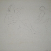 #027 Two Seated Females 1973 18x24 $4,400.