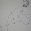 #048 Male Nude 18x25 1975 Signed $4,400.