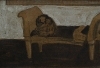 #383 Uni On A Classical Bench 37.5x71.5 SOLD